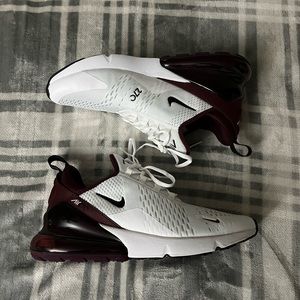 Nike Air Max 270 White/Burgandy